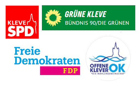 SPD- Kleve
Bündnis 90 / Die Grünen Kleve
FDP Kleve
Offfene Klever