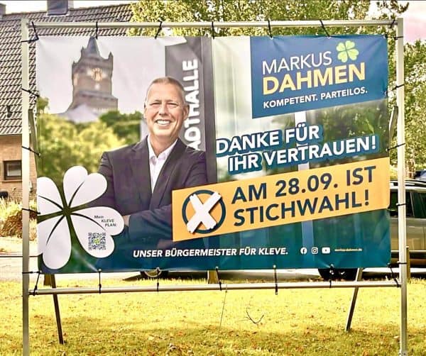 Bürgermeisterwahl: -Am 28.09. ist Stichwahl. Markus Dahmen wählen!