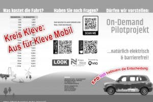 Kleve Mobil wird eingestellt