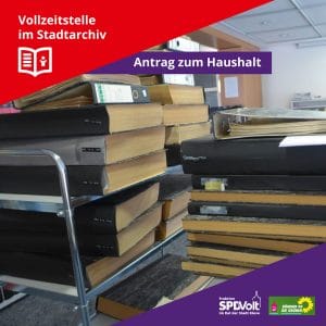 Mitarbeiterin für das Stadtarchiv