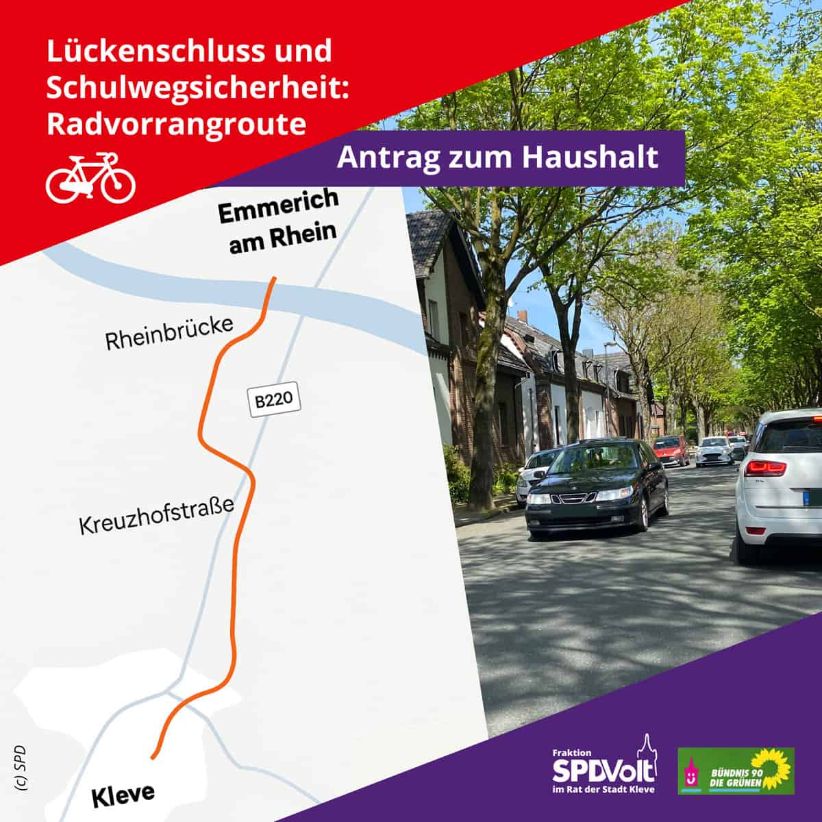 Radvorrangroute Kleve- Emmerich