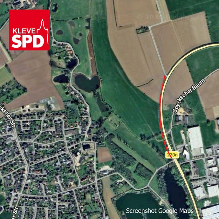Gehweg zwischen Kerkenkamp und Spyckscher Baum